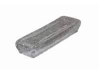 Crackled Glass ShApes bord rechthoekig 21 x 6.4 cm