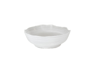 Diep bord met gebroken rand white swirl 19,7 cm