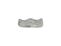 Bestekhouder glas white swirl 6 x 2,5 x 1,5 cm
