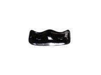 Bestekhouder glas black swirl 6 x 2,5 x 1,5 cm