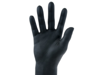 Disposable handschoen zwart nitril ongepoederd maat XXL doos a100